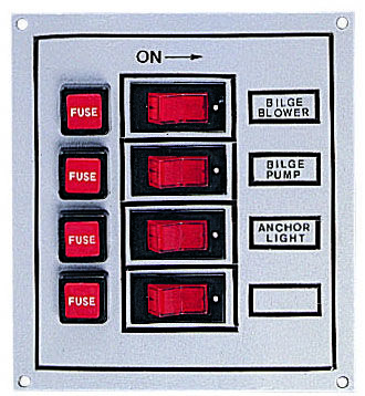 Rozdzielnia elektryczna 12V - 4 przełączniki