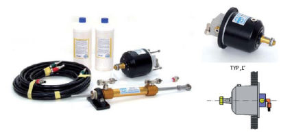 Zestaw hydraulicznego zdalnego sterowania 80kGm 