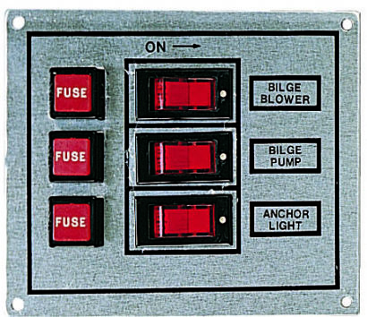 Rozdzielnia elektryczna 12V - 3 przełączniki
