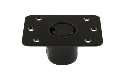 Podstawa nogi P-I 2 3/8" - 12,7 x 17,5 cm czarna