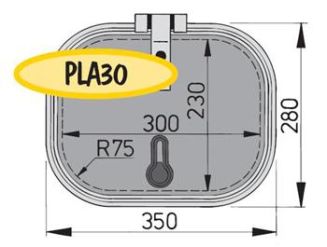 Luk aluminiowy PLANUS 30 - 2