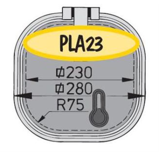Luk aluminiowy PLANUS 23 - 2