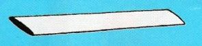 Listwa do żagla 18 x 2 mm