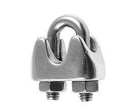 Zacisk nierdzewny na linę 5 mm