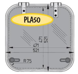 Luk aluminiowy PLANUS 50 - 2