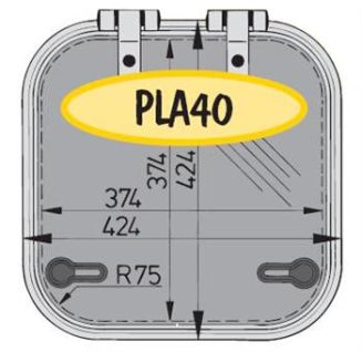 Luk aluminiowy PLANUS 40 - 2