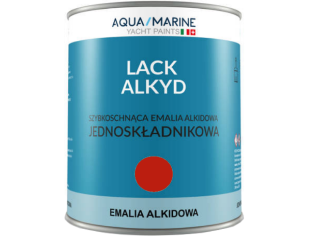 Farba Safe Nanotech Lack Alkyd 0,75L czerwona