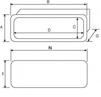 Jaskółka 170 x 420 mm - 2