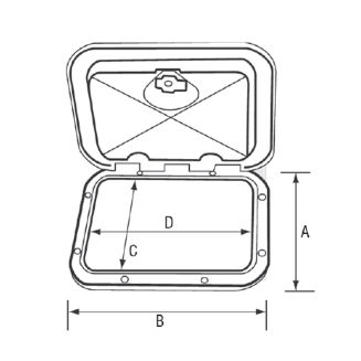 ZAMKNIĘCIE TOP LINE 243x607MM - 2