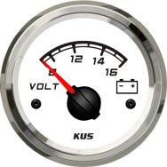 Wskaźnik napięcia – woltomierz KUS SeaQ WS 8-16 52 mm