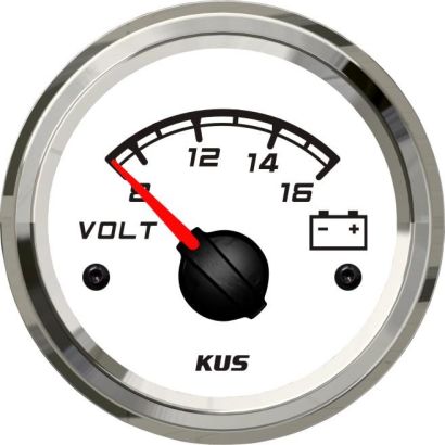 Wskaźnik napięcia – woltomierz KUS SeaQ WS 8-16 52 mm