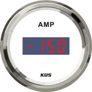 Wskaźnik natężenia- amperomierz +/- 150A  Kus SeaQ  52 mm
