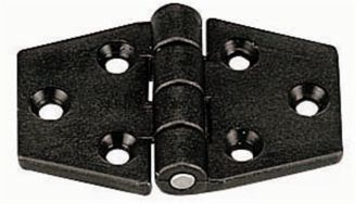Zawias plastikowy 63x40 CZARNY - 2