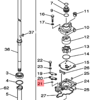 Oring Yamaha 93210-06ME6 - 2