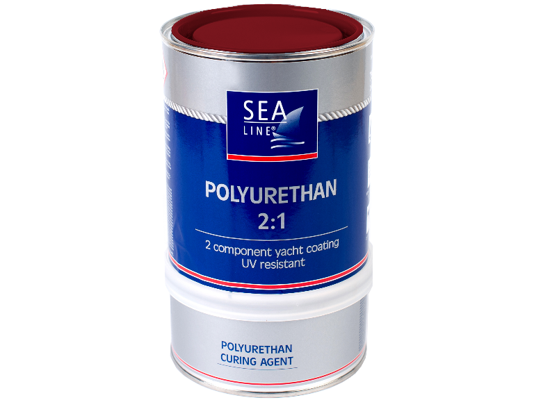 Farba Sea-Line Polyurethane 0,75L czerwona