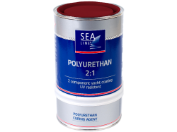 Farba Sea-Line Polyurethane 0,75L czerwona