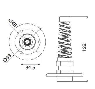 Przejście przewodu hydraulicznego Kit R5 - 2