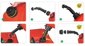 Kanister Seaflo z zaworem automatycznym 20L - 2