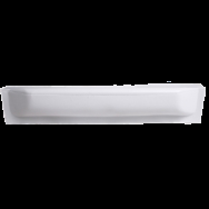 Ochraniacz pomostowy prosty biały 25x10 cm