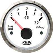 Wskaźnik ciśnienia oleju Kus SeaV WS 0-5 BAR 52 mm