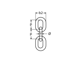 Łańcuch nierdzewny DIN 766 A4 6 mm - 2