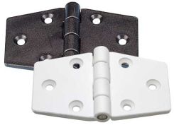 Zawias plastikowy 63x40 biały