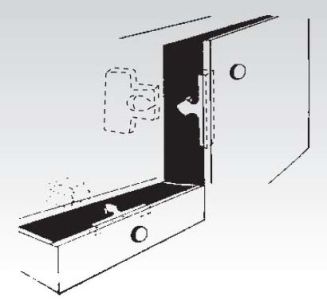 Zatrzask czarny - 2