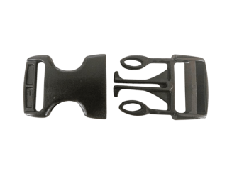 Klamra zatrzaskowa czarna 20 mm - 2