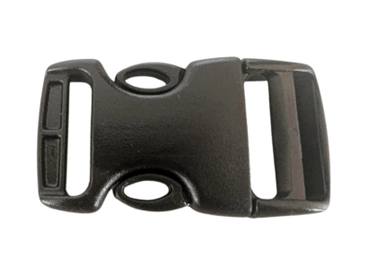 Klamra zatrzaskowa czarna 20 mm