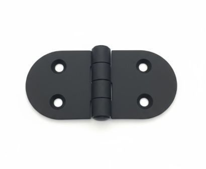 Zawias nierdzewny A4 38 x 74 mm czarny