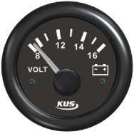 Wskaźnik napięcia – woltomierz KUS SeaV BB 8-16 52 mm