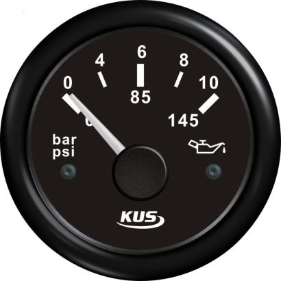 Wskaźnik ciśnienia oleju Kus SeaV BB 0-10 BAR 52 mm