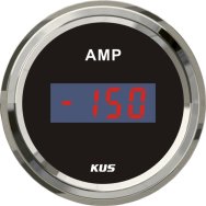 Wskaźnik natężenia- amperomierz +/- 150A  Kus SeaQ BS 52 mm