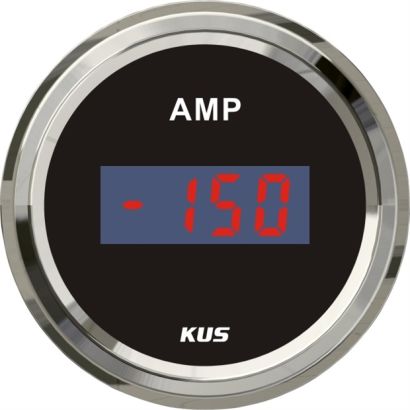 Wskaźnik natężenia- amperomierz +/- 150A  Kus SeaQ BS 52 mm