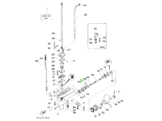 Klin sprzęgła przkładni Yamaha 4AC 90250-05009 - 2