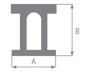Szyna TT-18 utwardzona - 1,5m - 2