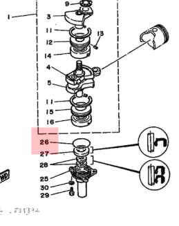 Oring Yamaha 93210-53679 - 2