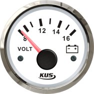 Wskaźnik napięcia – woltomierz KUS SeaV WS 8-16 52 mm
