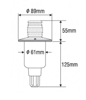 Lampa nawigacyjna dziobowa wpuszczana - 3